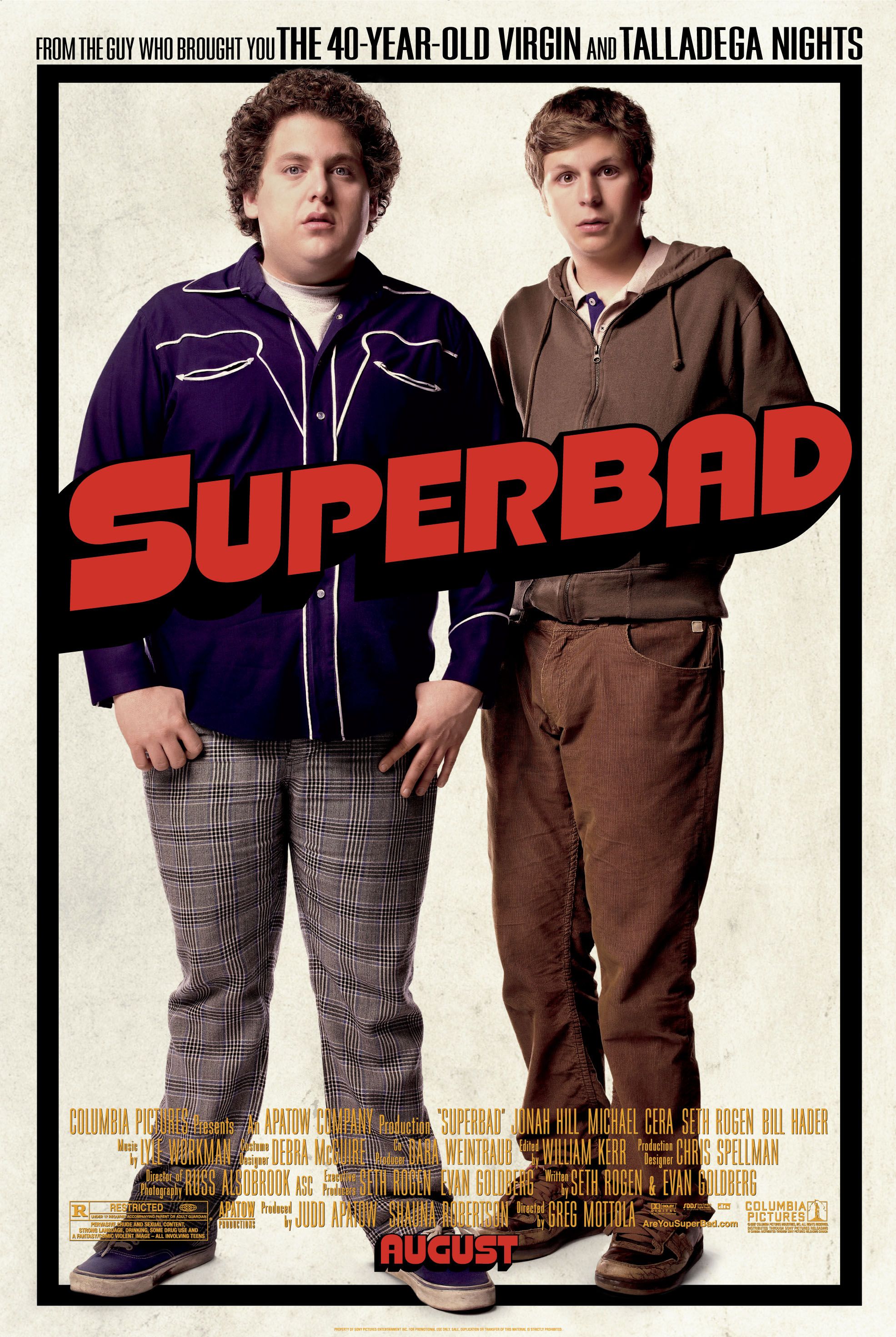 Superbad (2007) | ซูเปอร์แบด คู่เฉิ่มฮ็อตฉ่า พ.ศ. 2550 ‧ ตลก/วัยรุ่น ‧ 1 ชม. 59 นาที