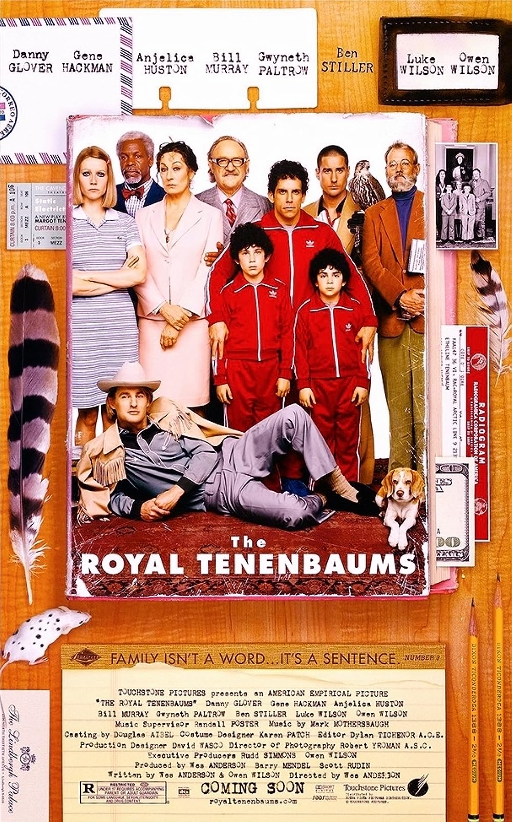 The Royal Tenenbaums (2001): เดอะ รอยัล เทนเนนบาว์ม ครอบครัวสติบวม